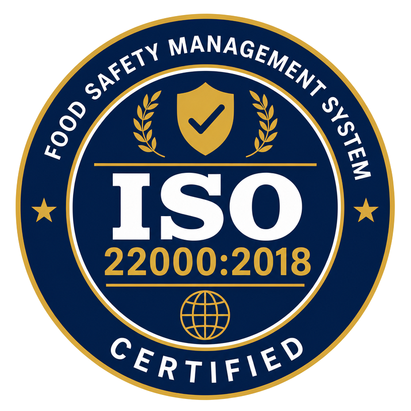 Logo chứng nhận ISO 22000:2018 - Bánh trung thu Đồng Khánh